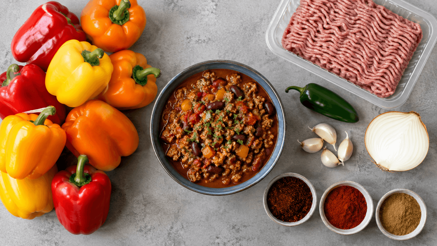 Low-Carb Spicy Turkey Chili with Peppers: A High Protein Dinner That Ends Night Hunger