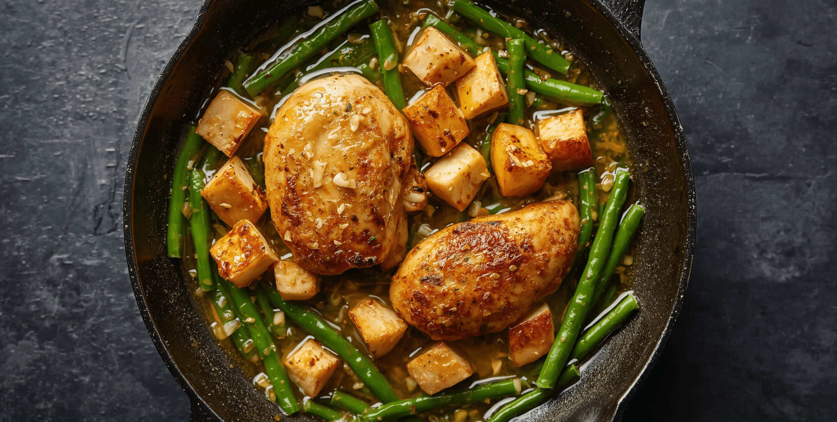 15-Minute Garlic Butter Chicken Skillet: High-Protein & Low-Carb