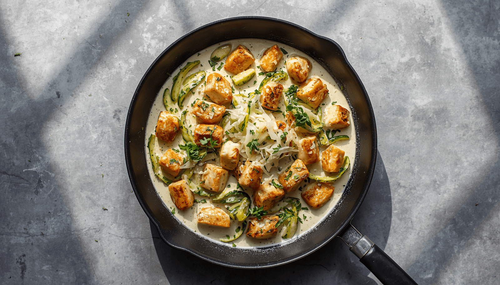 Creamy Garlic Chicken Skillet