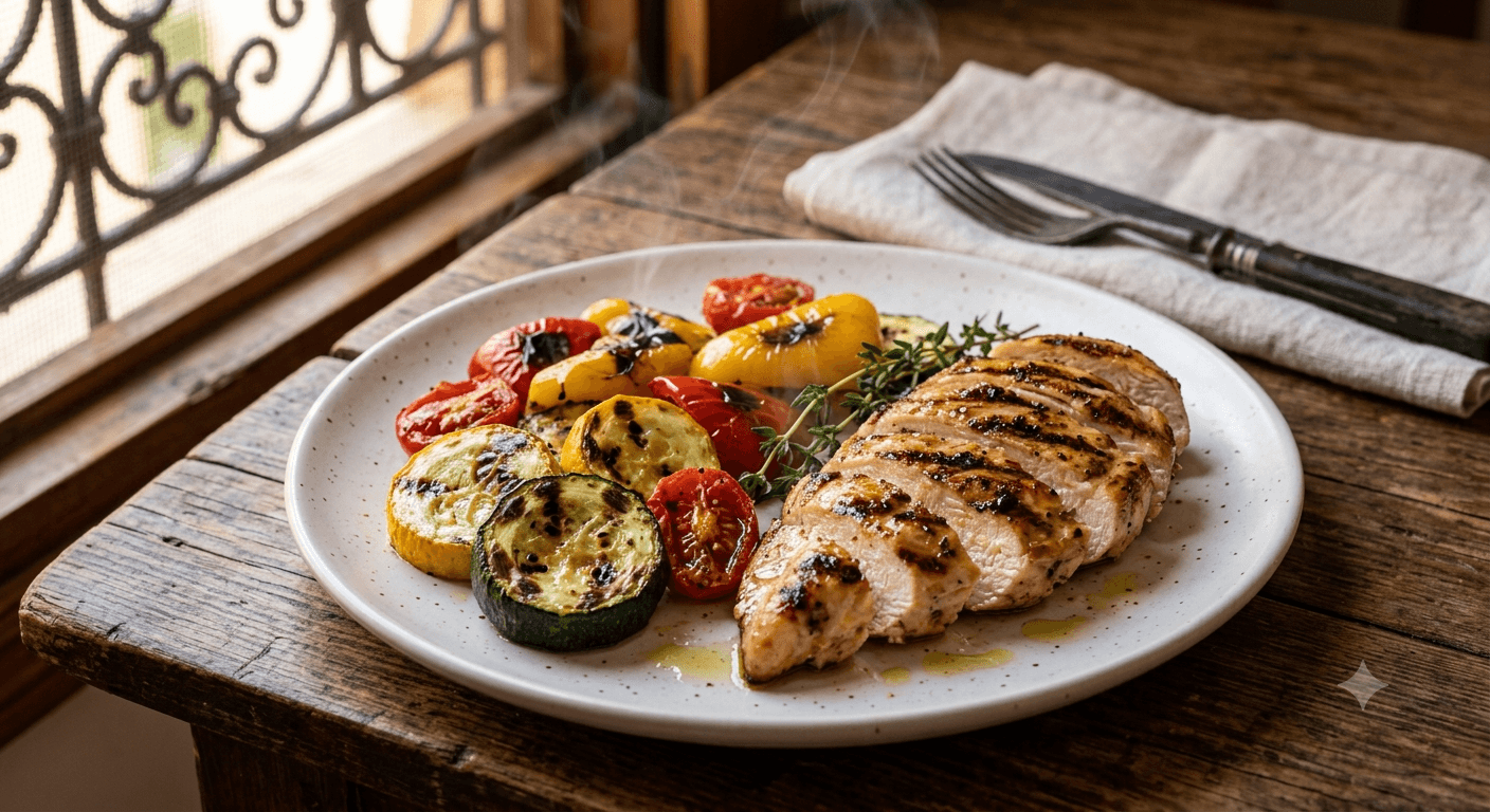 Grilled Chicken & Veggies